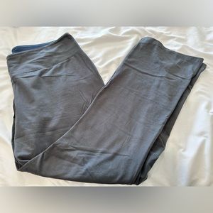 NWOT Women with Control Tummy Control Low Bell Knit Pants Smoke Grey 1X